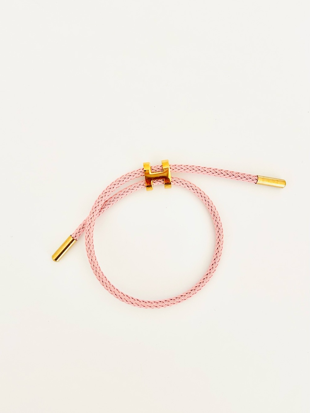 H Logo Adjustable Cable Rope Bracelet - Picture 3 of 5